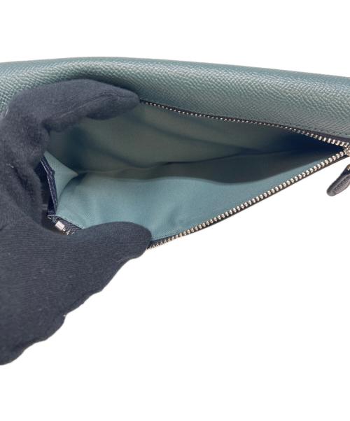 COACH（コーチ）COACH (コーチ) COACH　ソフト ウォレット カラーブロック　長財布 ブルー×ネイビーの古着・服飾アイテム