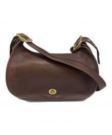 COACH（コーチ）の古着「OLD COACH ショルダーバッグ　ターンロック」｜ブラウン