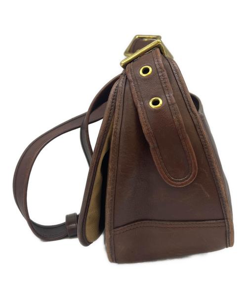 COACH（コーチ）COACH (コーチ) OLD COACH ショルダーバッグ　ターンロック ブラウンの古着・服飾アイテム