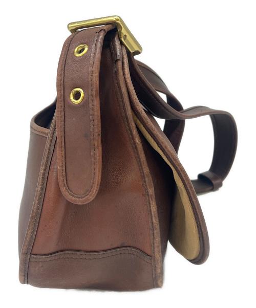 COACH（コーチ）COACH (コーチ) OLD COACH ショルダーバッグ　ターンロック ブラウンの古着・服飾アイテム