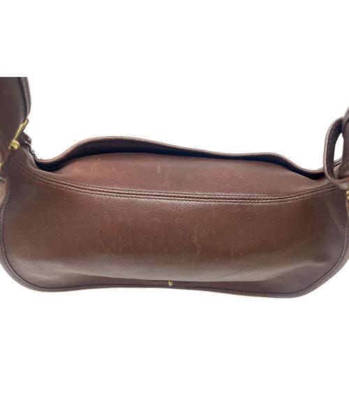 COACH（コーチ）COACH (コーチ) OLD COACH ショルダーバッグ　ターンロック ブラウンの古着・服飾アイテム
