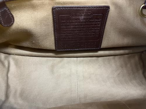 COACH（コーチ）COACH (コーチ) OLD COACH ショルダーバッグ　ターンロック ブラウンの古着・服飾アイテム