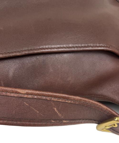 COACH（コーチ）COACH (コーチ) OLD COACH ショルダーバッグ　ターンロック ブラウンの古着・服飾アイテム