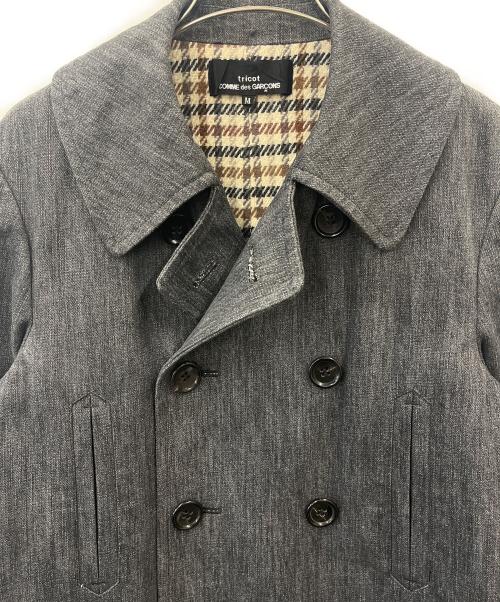tricot COMME des GARCONS（トリココムデギャルソン）tricot COMME des GARCONS (トリココムデギャルソン) Pコート グレー サイズ:Mの古着・服飾アイテム