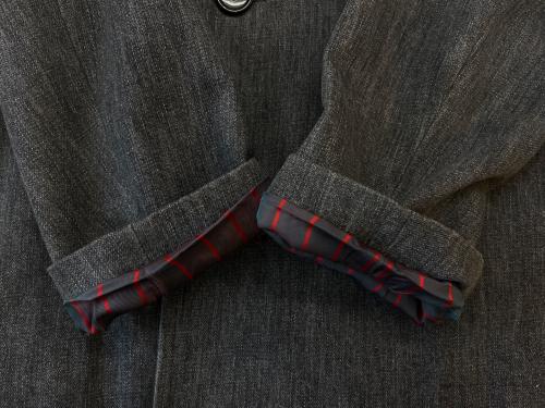 tricot COMME des GARCONS（トリココムデギャルソン）tricot COMME des GARCONS (トリココムデギャルソン) Pコート グレー サイズ:Mの古着・服飾アイテム