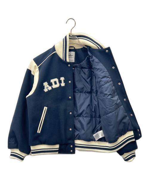 adidas（アディダス）adidas (アディダス) adidas　ブルゾン ネイビー サイズ:Ｍ 未使用品の古着・服飾アイテム