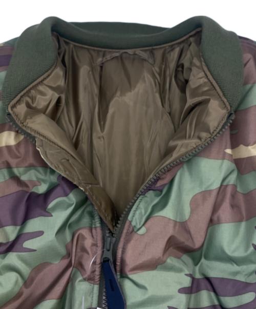 BROOKLYN ARMED FORCES（ブルックリンアームドフォース）BROOKLYN ARMED FORCES (ブルックリンアームドフォース) BROOKLYN ARMED FORCES 　MA-1ジャケット カモフラージュ柄 グリーン サイズ:X−LARGEの古着・服飾アイテム