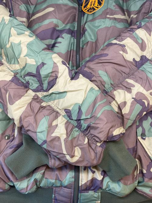 BROOKLYN ARMED FORCES（ブルックリンアームドフォース）BROOKLYN ARMED FORCES (ブルックリンアームドフォース) BROOKLYN ARMED FORCES 　MA-1ジャケット カモフラージュ柄 グリーン サイズ:X−LARGEの古着・服飾アイテム