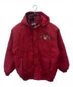 STARTER×NFLスターター×エヌエフエル）の古着「STARTER×NFL　フーデッドジャケット　韓国製 古着　49ers」｜レッド