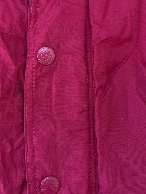 STARTER（スターター）STARTER (スターター) NFL (エヌエフエル) STARTER×NFL　フーデッドジャケット　韓国製 古着　49ers レッド サイズ:Lの古着・服飾アイテム