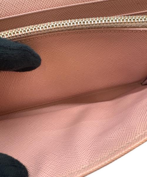 PRADA（プラダ）PRADA (プラダ) PRADA　サフィアーノ　長財布 ピンクの古着・服飾アイテム