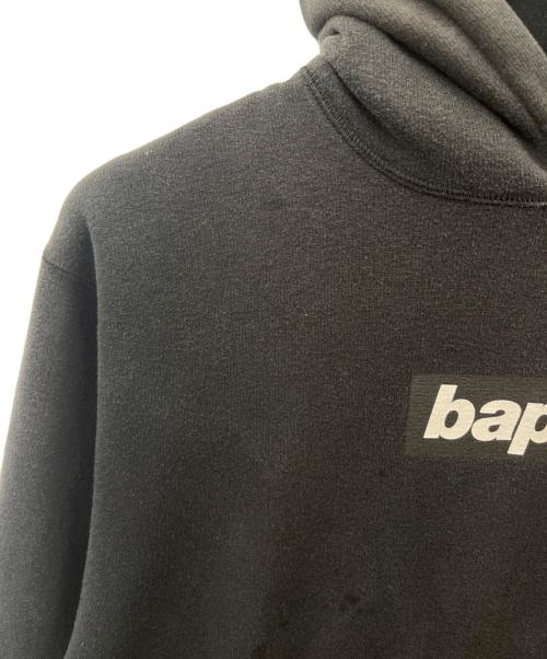 A BATHING APE（ア ベイシング エイプ）A BATHING APE (ア ベイシング エイプ) A BATHING APE  プルオーバーパーカー ブラック サイズ:Ｍの古着・服飾アイテム