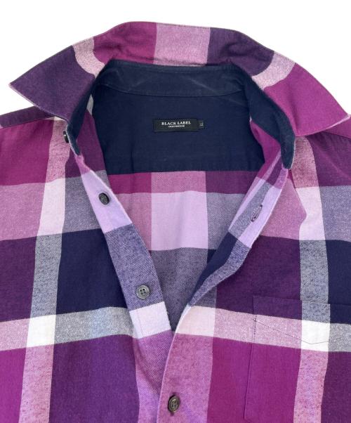 BLACK LABEL CRESTBRIDGE（ブラックレーベル クレストブリッジ）BLACK LABEL CRESTBRIDGE (ブラックレーベル クレストブリッジ) BLACK LABEL CRESTBRIDGE　長袖シャツ ピンク サイズ:LLの古着・服飾アイテム