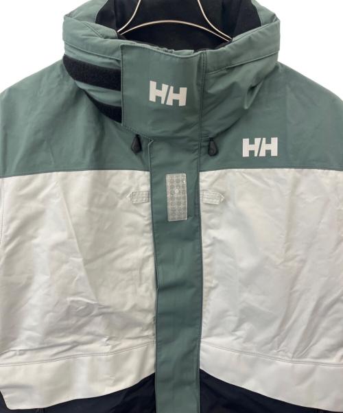HELLY HANSEN（ヘリーハンセン）HELLY HANSEN (ヘリーハンセン) HELLY HANSEN 　SPオーシャン フレイジャケット グリーン×グレー サイズ:Lの古着・服飾アイテム