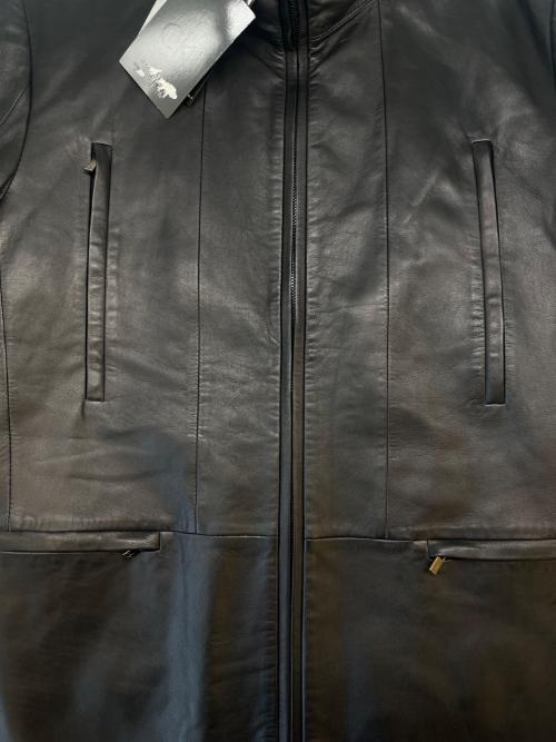 Calvin Klein（カルバンクライン）Calvin Klein (カルバンクライン) Calvin Klein　レザージャケット ブラック サイズ:Lの古着・服飾アイテム