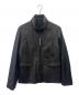 Calvin Klein（カルバンクライン）の古着「Calvin Klein　レザージャケット」｜ブラック