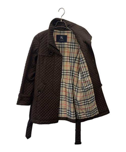 BURBERRY LONDON（バーバリーロンドン）BURBERRY LONDON (バーバリーロンドン) キルティングコート ブラウン サイズ:38の古着・服飾アイテム