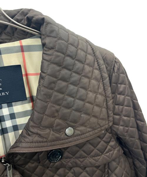 BURBERRY LONDON（バーバリーロンドン）BURBERRY LONDON (バーバリーロンドン) キルティングコート ブラウン サイズ:38の古着・服飾アイテム