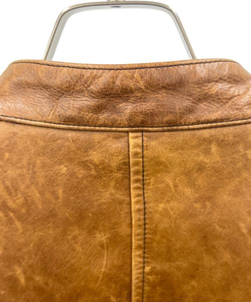 OLD GAP（オールドギャップ）OLD GAP (オールドギャップ) OLD GAP　シングルライダースジャケット ブラウン サイズ:Mの古着・服飾アイテム