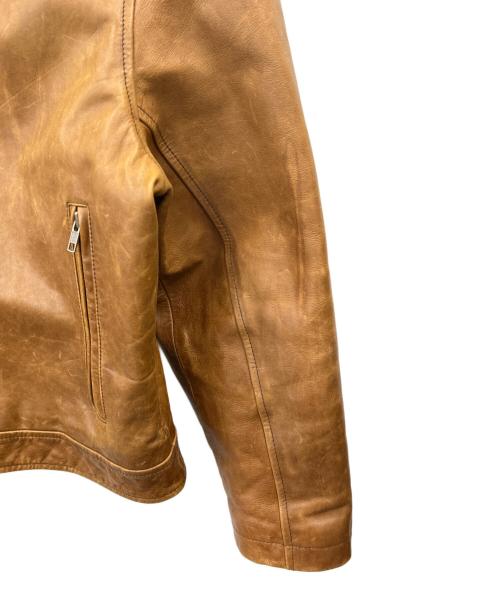 OLD GAP（オールドギャップ）OLD GAP (オールドギャップ) OLD GAP　シングルライダースジャケット ブラウン サイズ:Mの古着・服飾アイテム