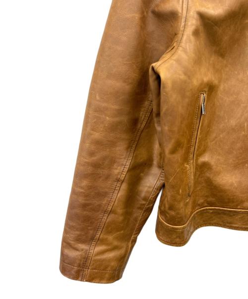 OLD GAP（オールドギャップ）OLD GAP (オールドギャップ) OLD GAP　シングルライダースジャケット ブラウン サイズ:Mの古着・服飾アイテム