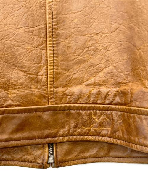 OLD GAP（オールドギャップ）OLD GAP (オールドギャップ) OLD GAP　シングルライダースジャケット ブラウン サイズ:Mの古着・服飾アイテム