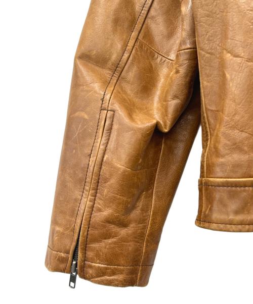 OLD GAP（オールドギャップ）OLD GAP (オールドギャップ) OLD GAP　シングルライダースジャケット ブラウン サイズ:Mの古着・服飾アイテム