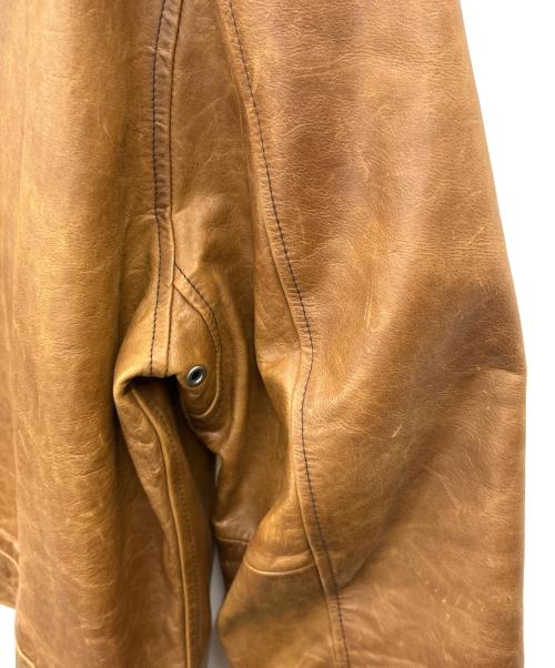 OLD GAP（オールドギャップ）OLD GAP (オールドギャップ) OLD GAP　シングルライダースジャケット ブラウン サイズ:Mの古着・服飾アイテム