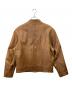 OLD GAP (オールドギャップ) OLD GAP　シングルライダースジャケット ブラウン サイズ:M：12000円