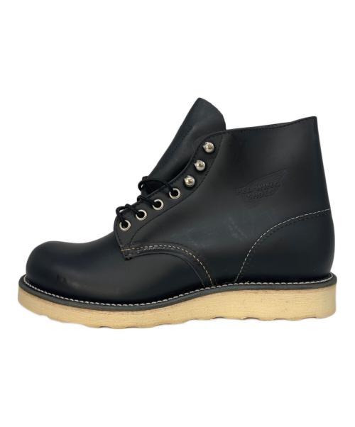 RED WING（レッドウィング）RED WING (レッドウィング) RED WING　アイリッシュセーター　ワークブーツ ブラック サイズ:UK6の古着・服飾アイテム