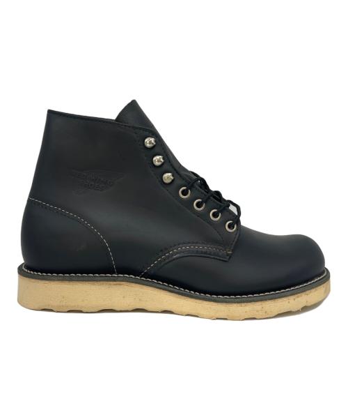 RED WING（レッドウィング）RED WING (レッドウィング) RED WING　アイリッシュセーター　ワークブーツ ブラック サイズ:UK6の古着・服飾アイテム