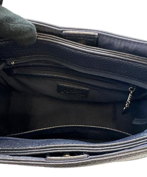 KITAMURA（キタムラ）KITAMURA (キタムラ) KITAMURA 　2wayハンドバッグ ネイビーの古着・服飾アイテム