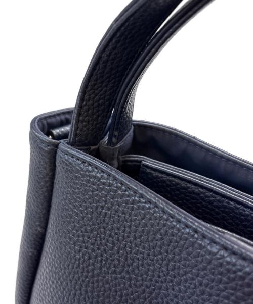 KITAMURA（キタムラ）KITAMURA (キタムラ) KITAMURA 　2wayハンドバッグ ネイビーの古着・服飾アイテム