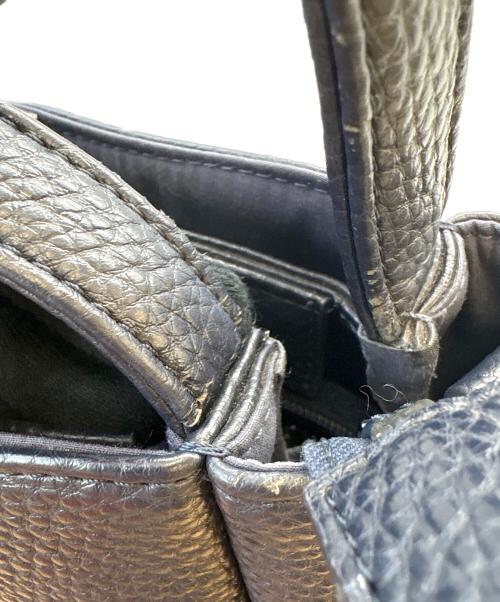 KITAMURA（キタムラ）KITAMURA (キタムラ) KITAMURA 　2wayハンドバッグ ネイビーの古着・服飾アイテム