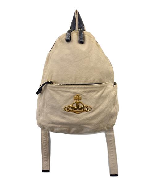 Vivienne Westwood（ヴィヴィアンウエストウッド）Vivienne Westwood (ヴィヴィアンウエストウッド) Vivienne Westwood　リュック ホワイトの古着・服飾アイテム