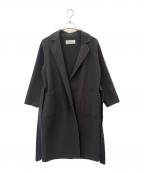 SOEJUソージュ）の古着「SOEJU　ウールリバーローブコート」｜グレー