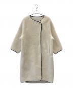 AKTEアクテ）の古着「AKTE　ボアコート」｜アイボリー