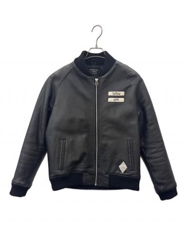 中古・古着通販】CRIMIE (クライミー) CRIMIE レザーブルゾン ブラック