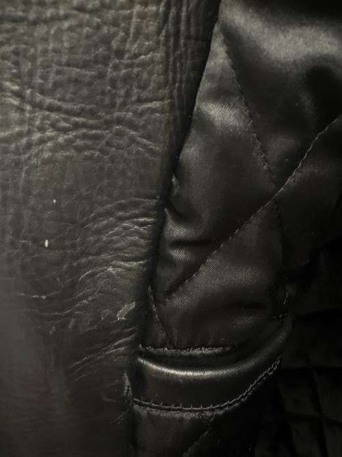 CRIMIE（クライミー）CRIMIE (クライミー) CRIMIE　レザーブルゾン ブラック サイズ:Ｍの古着・服飾アイテム