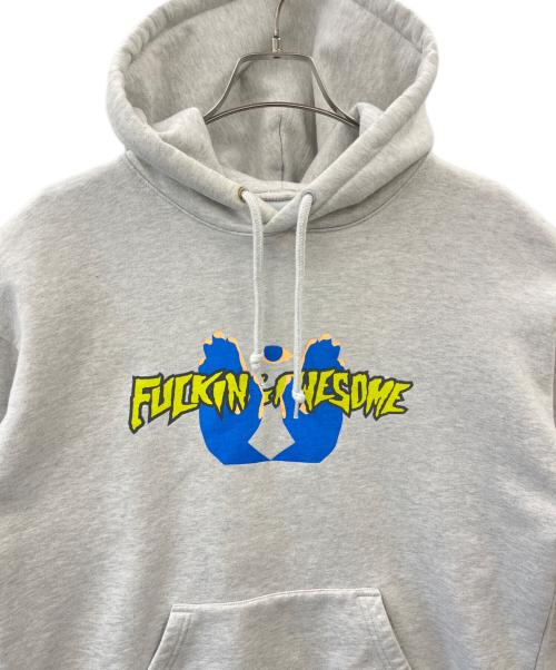 FUCKING AWESOME（ファッキンオーサム）Fucking Awesome (ファッキンオーサム) Fucking Awesome　プルオーバーパーカー グレー サイズ:Lの古着・服飾アイテム