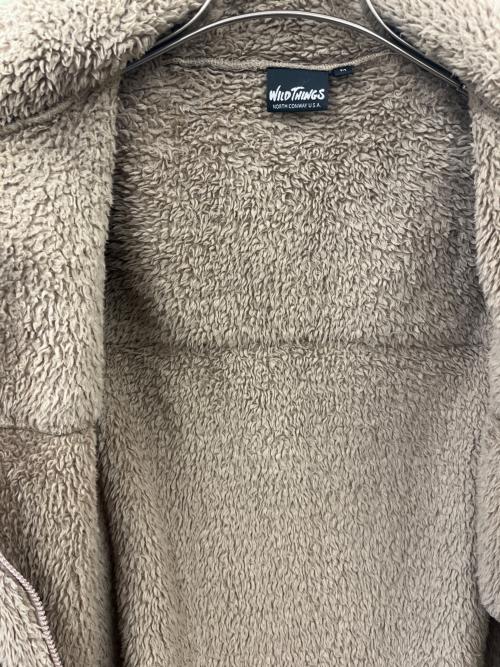 WILD THINGS（ワイルドシングス）WILD THINGS (ワイルドシングス) WILD THINGS　フリースジャケット ベージュ サイズ:Ｍの古着・服飾アイテム