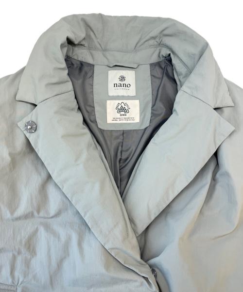 nano・universe（ナノ・ユニバース）nano・universe (ナノ・ユニバース) nano・universe　ステッチレスロングダウンコート グレー サイズ:38の古着・服飾アイテム