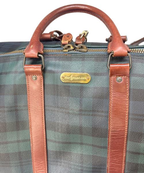 POLO RALPH LAUREN（ポロ・ラルフローレン）POLO RALPH LAUREN (ポロ・ラルフローレン) POLO RALPH LAUREN　ボストンバッグ グリーンの古着・服飾アイテム