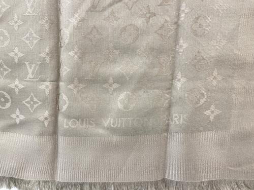 LOUIS VUITTON（ルイ ヴィトン）LOUIS VUITTON (ルイ ヴィトン) LOUIS VUITTON　大判ストール ベージュの古着・服飾アイテム