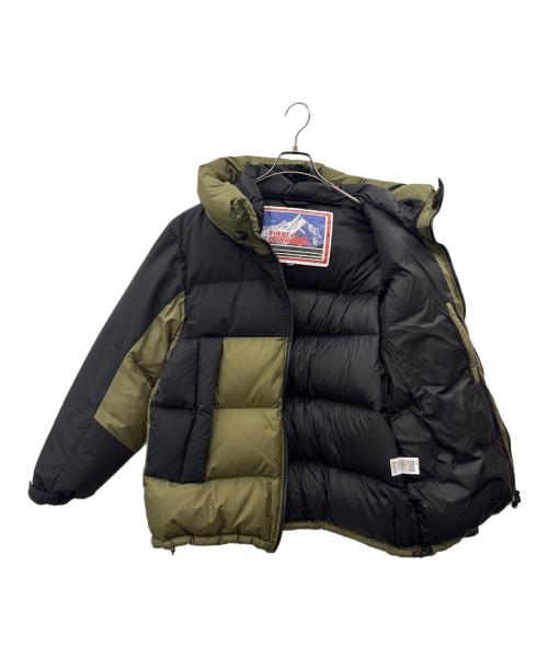 FIRST DOWN（ファーストダウン）FIRST DOWN (ファーストダウン) FIRST DOWN　ダウンジャケット オリーブ サイズ:Ｌの古着・服飾アイテム