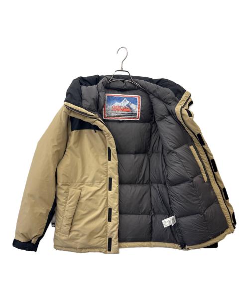 FIRST DOWN（ファーストダウン）FIRST DOWN (ファーストダウン) FIRST DOWN　ダウンジャケット ベージュ サイズ:Lの古着・服飾アイテム