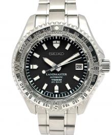 SEIKO（セイコー）の古着「LANDMASTER ランドマスター Ref.SBDX007 42mm 黒文字盤」｜ブラックダイヤル