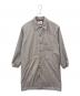 griffin hartland（グリフィン ハートランド）の古着「GRIFFIN HARTLAND　nano・universe　ステンカラーコート」｜グレー×ブラウン