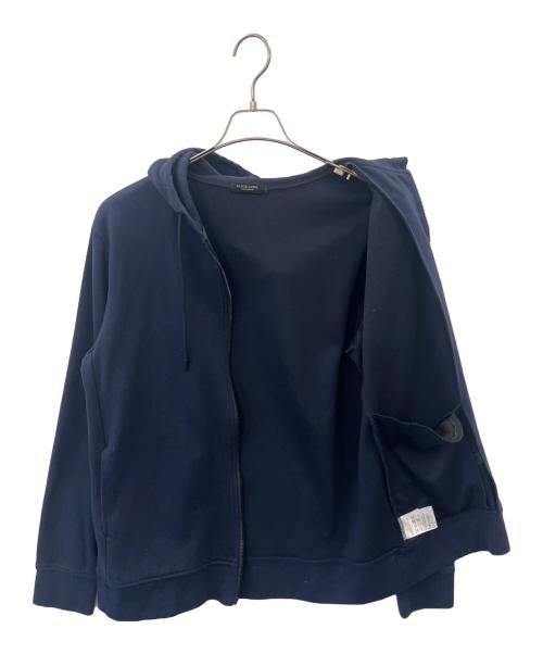 BLACK LABEL CRESTBRIDGE（ブラックレーベル クレストブリッジ）BLACK LABEL CRESTBRIDGE (ブラックレーベル クレストブリッジ) BLACK LABEL CRESTBRIDGE　ジップパーカー ネイビー サイズ:Lの古着・服飾アイテム