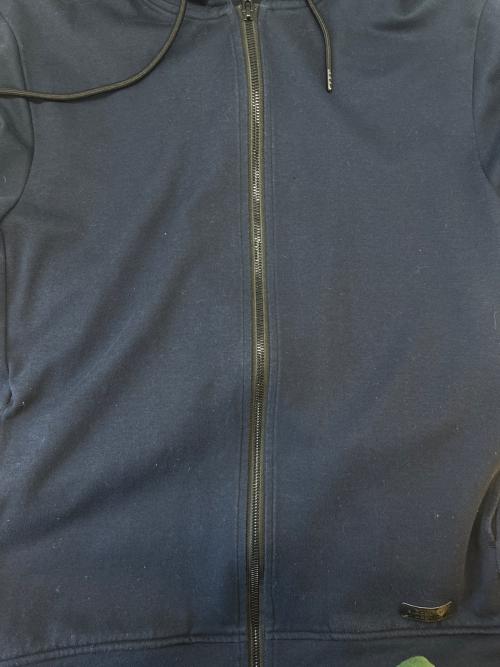 BLACK LABEL CRESTBRIDGE（ブラックレーベル クレストブリッジ）BLACK LABEL CRESTBRIDGE (ブラックレーベル クレストブリッジ) BLACK LABEL CRESTBRIDGE　ジップパーカー ネイビー サイズ:Lの古着・服飾アイテム